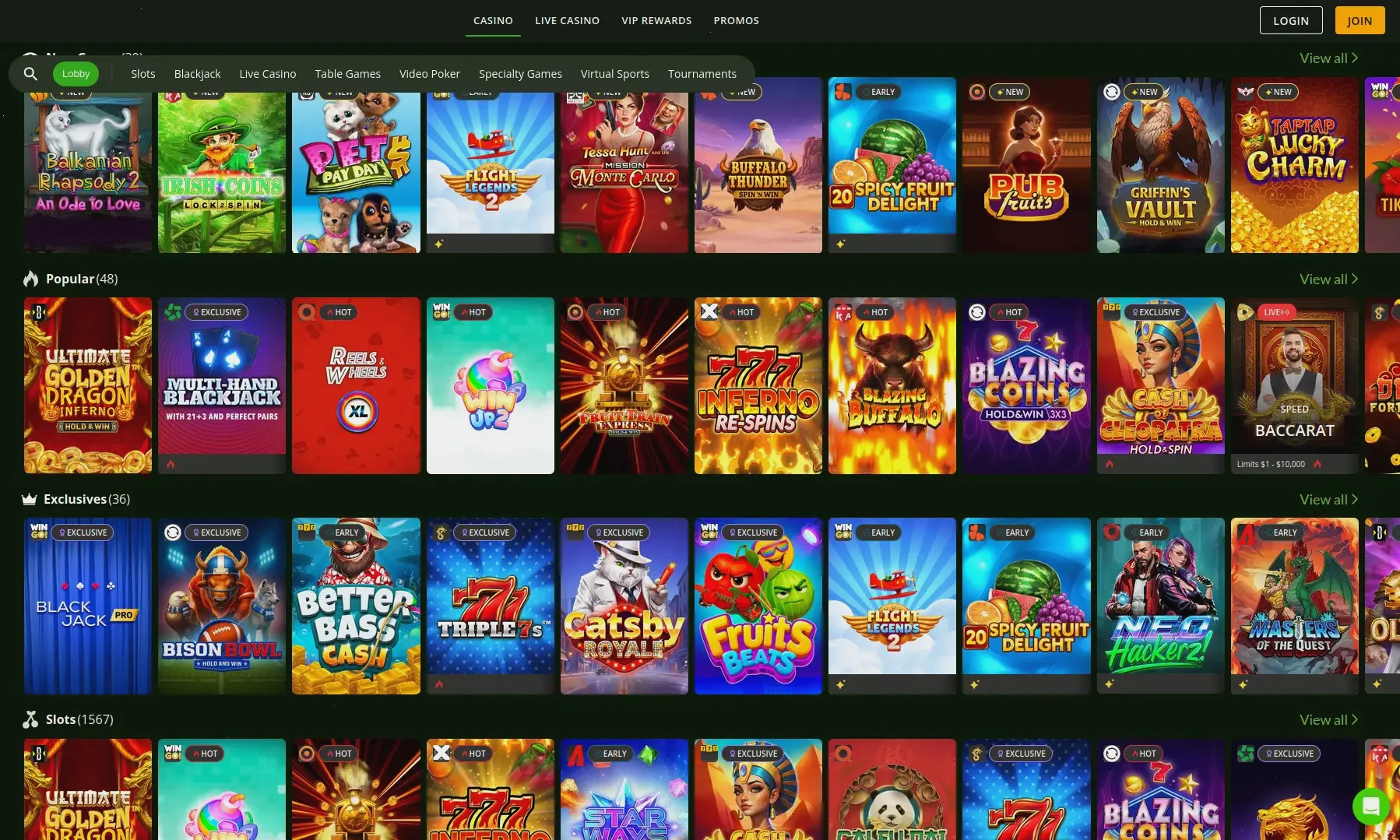 Instant Casino Registrierung und Spielauswahl Übersicht 2026