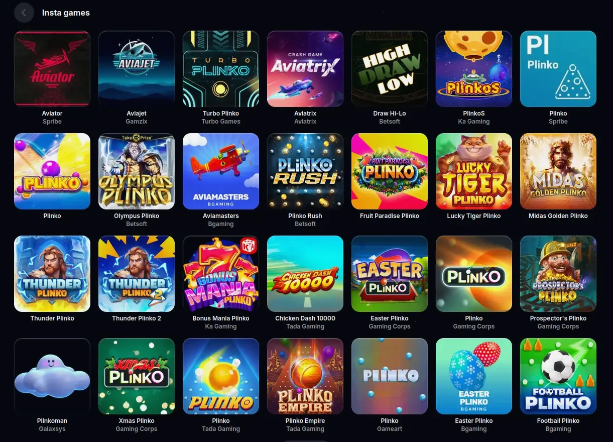 Instant Casino Bonusangebote und Freispiele Übersicht